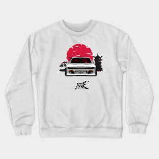 nissan silvia s13 white Crewneck Sweatshirt